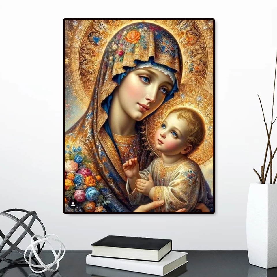 Frameless,Diamond Painting Vir - đánh giá và giá Embroidery Icon