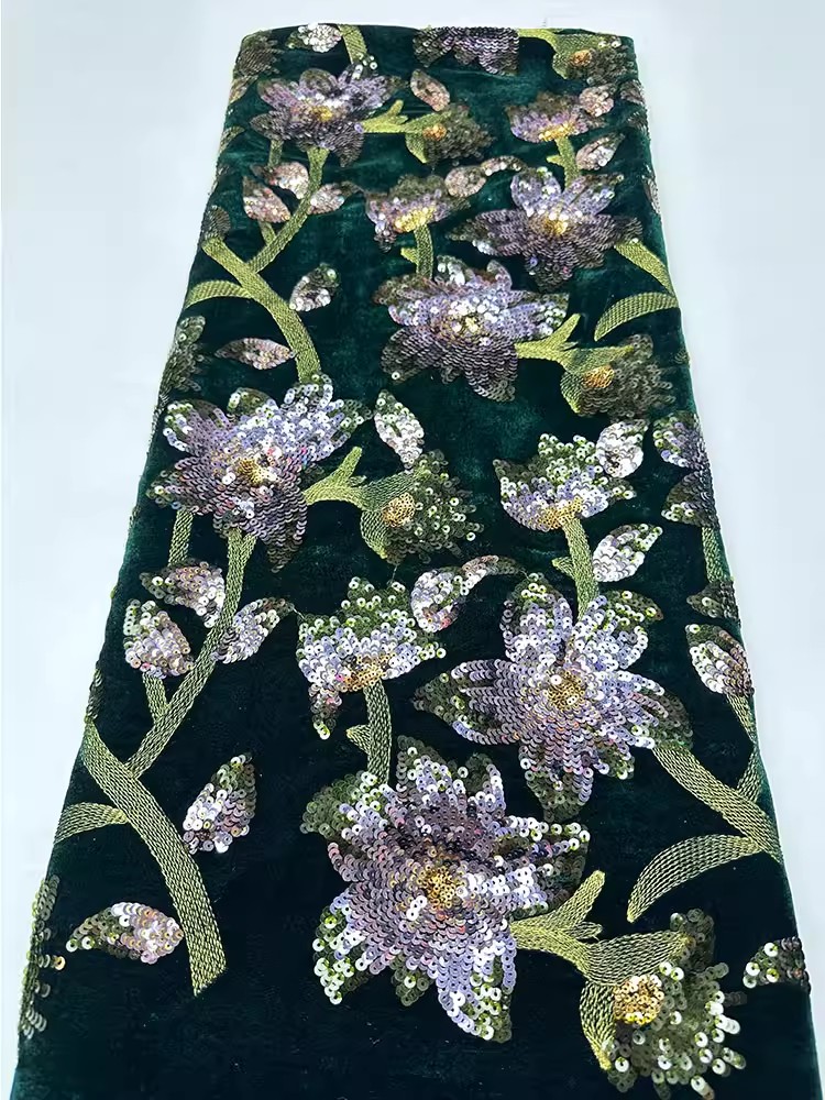 1yard Retro velvet tela Handcr - đánh giá và giá Embroidery Beads