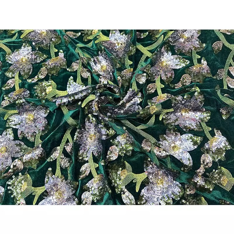 1yard Retro velvet tela Handcr - đánh giá và giá Embroidery Beads