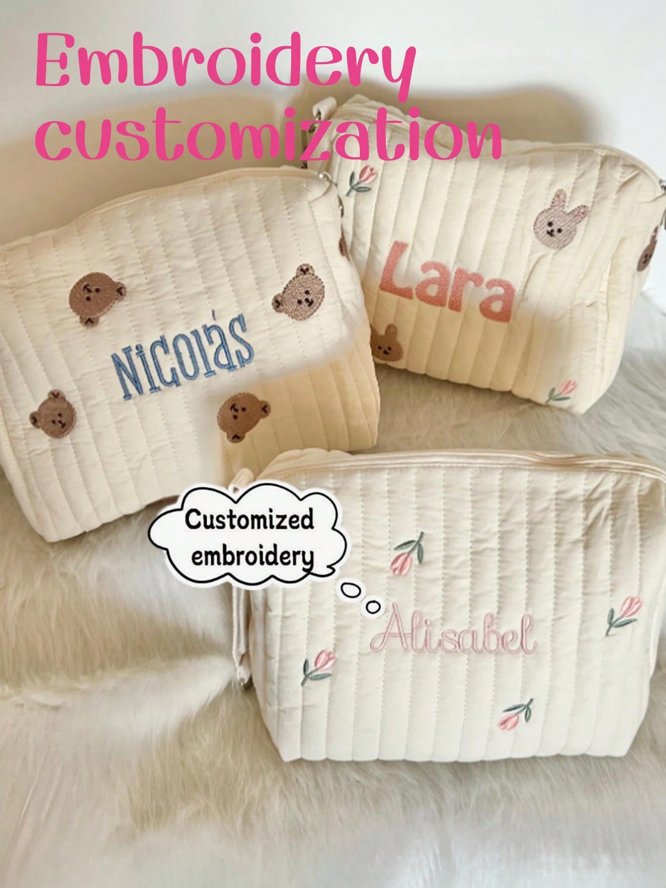 Custom Name Embroidery Baby Di - đánh giá và giá Embroidery Quilting